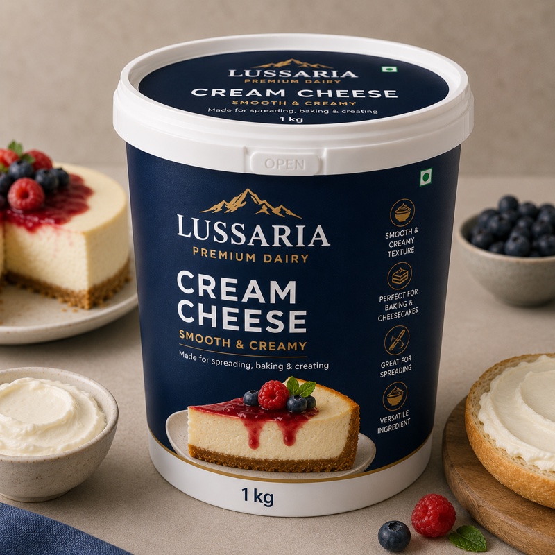 Lussaria Cream Cheese 1 kg — packaging preview