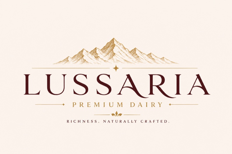 Lussaria — Premium Dairy · Richness. Naturally Crafted.